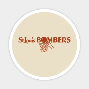 Defunct St. Louis Bombers Basketball Team Magnet